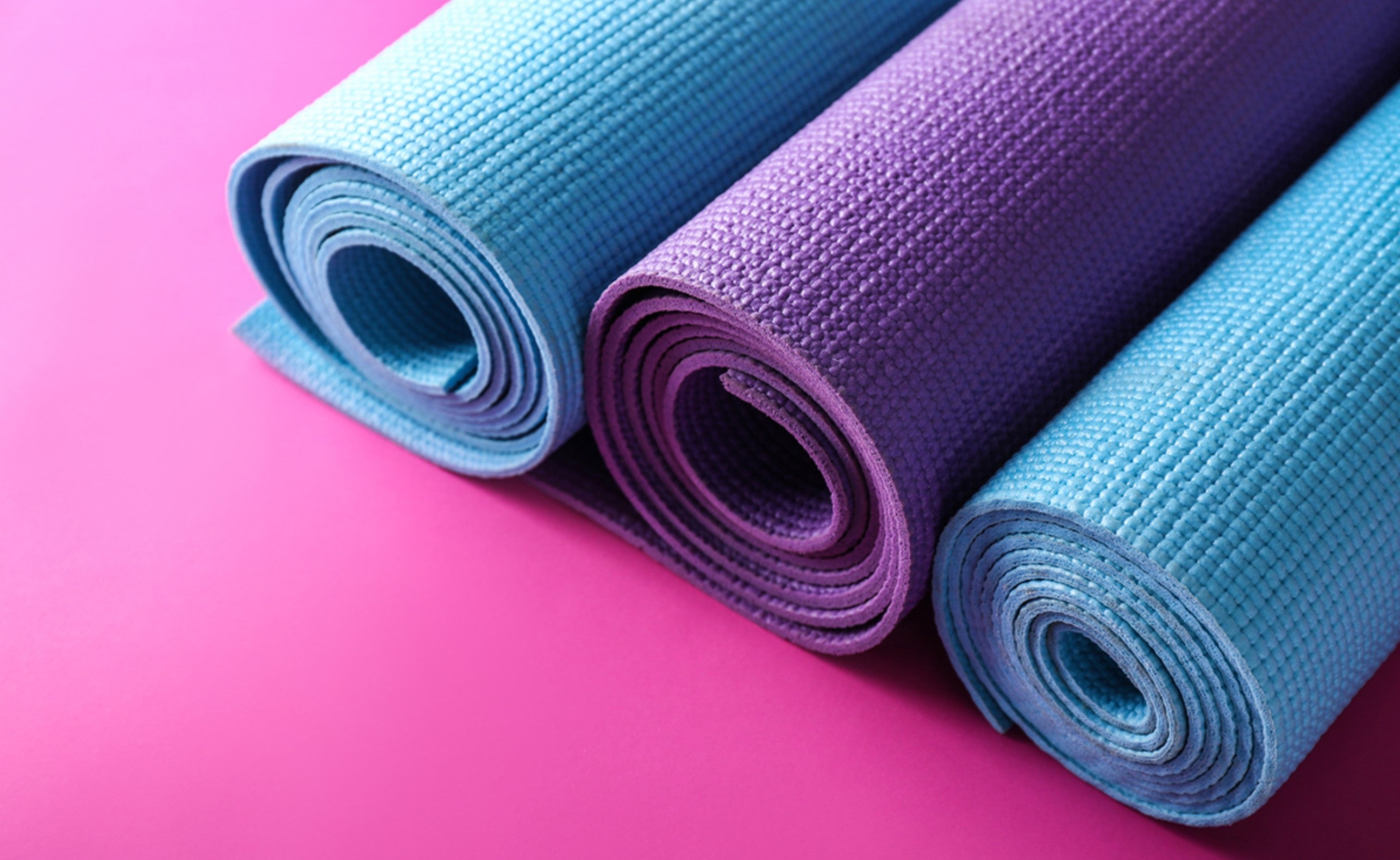 Buy Pro Fitness 5mm Thickness Natural Rubber Yoga Mat - Purple