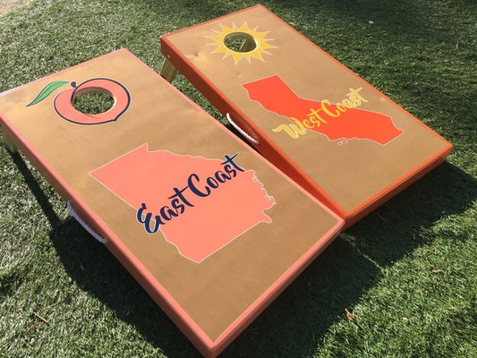 Custom branded cornhole