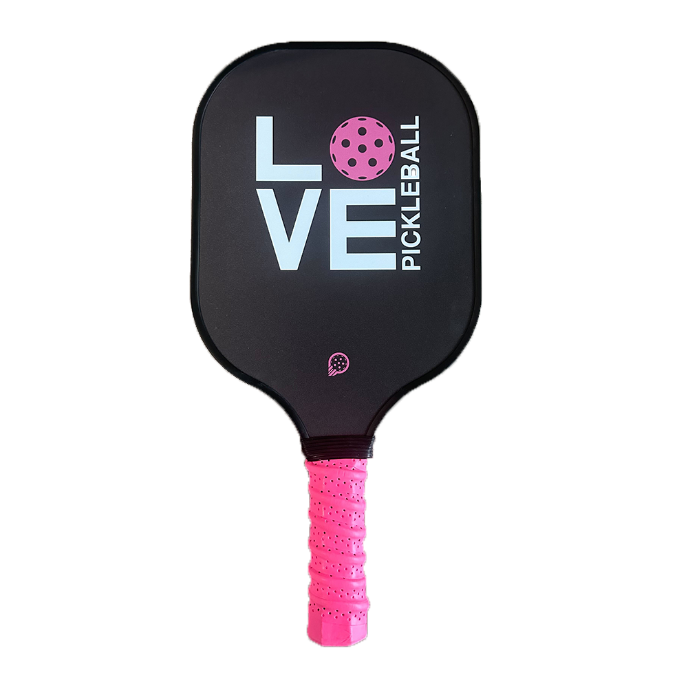 Custom Branded Match Raw Carbon Fiber with UTS Surface Pickleball Paddle Set