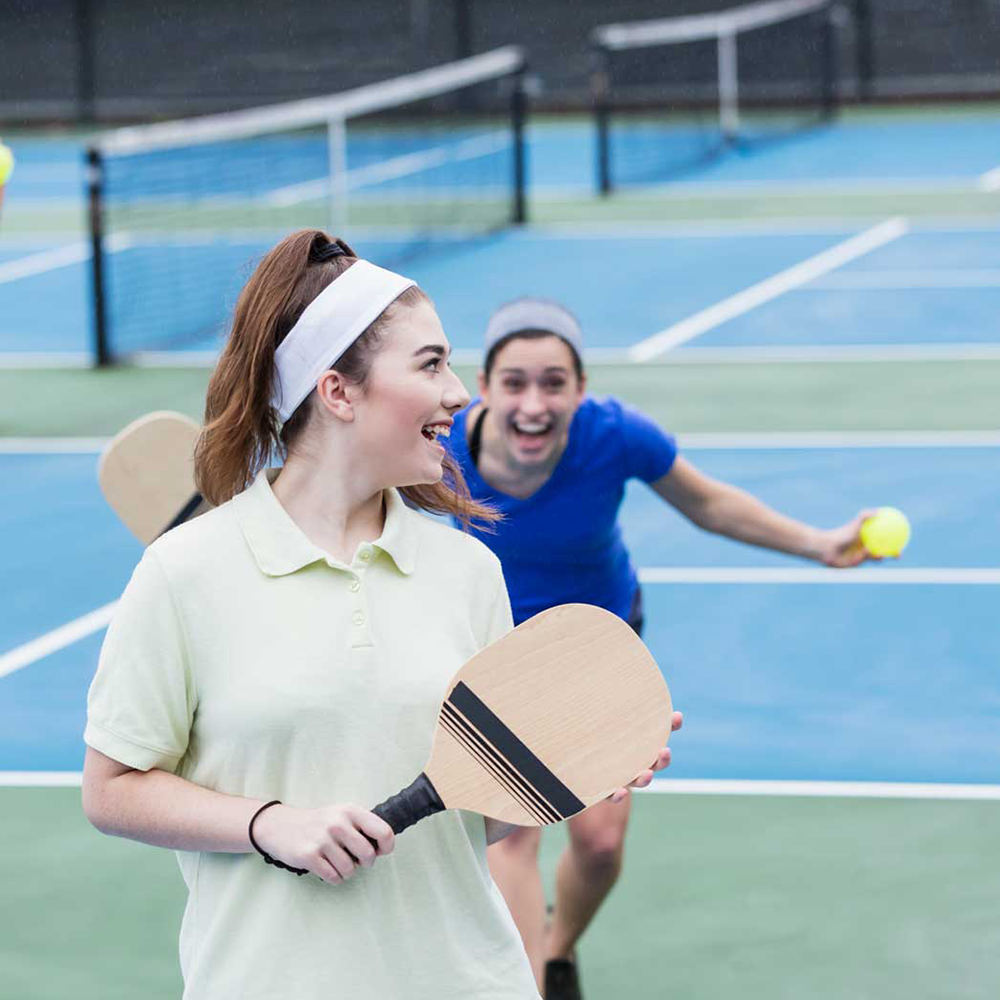 Custom Branded Promo Wood Pickleball Set