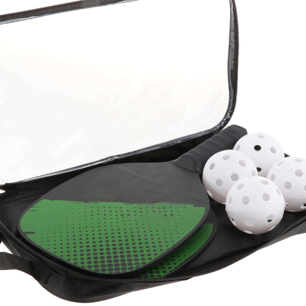 Custom Branded Promo Wood Pickleball Set