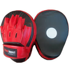 custom branded promotional focus pads red black