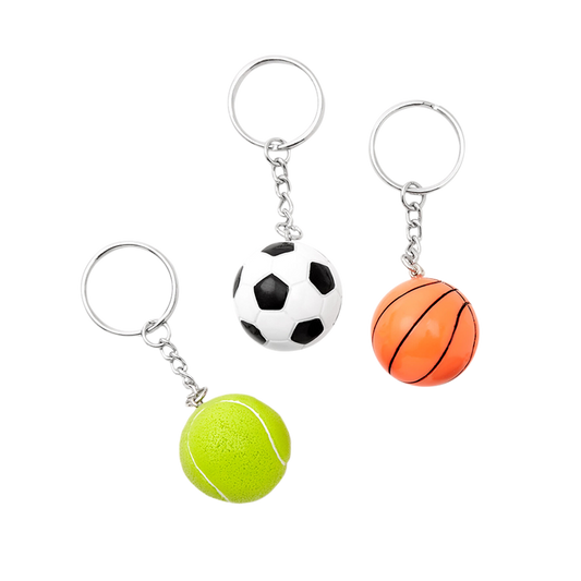Custom Branded sports ball keyring