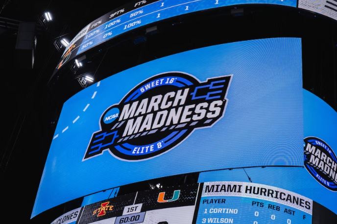 March Madness Blue sign