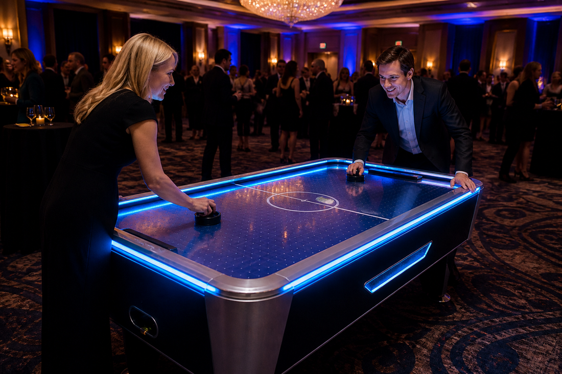 Air hockey table