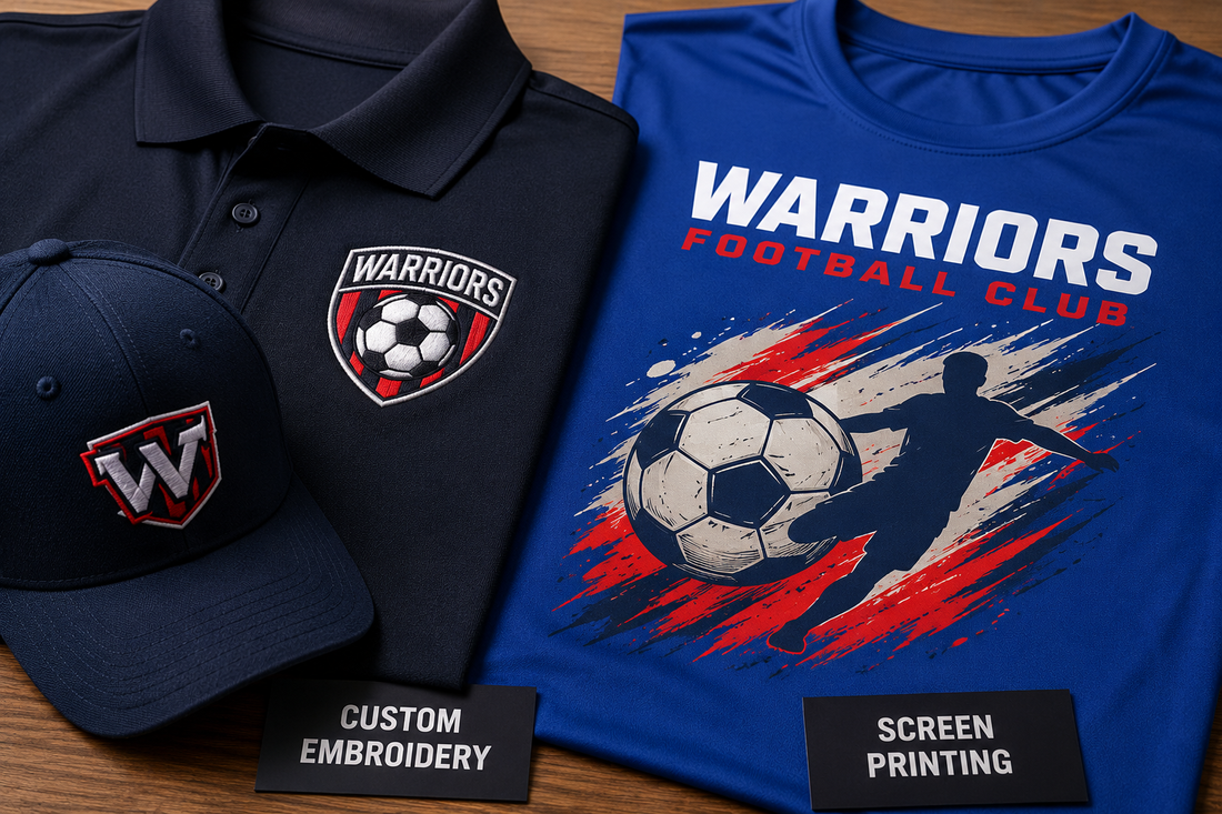 Custom Embroidery vs Screen Printing: Which Is Better for Sports Gear?