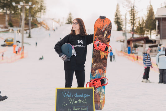 Custom branded snowboard