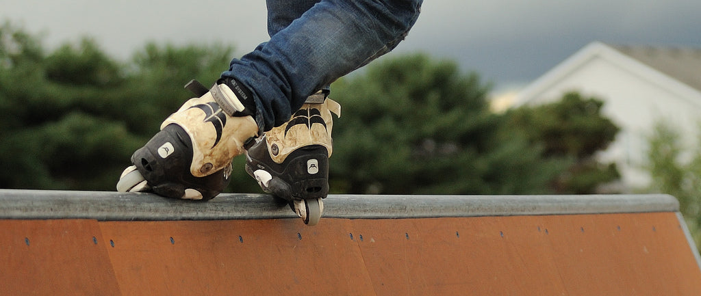 How are promotional inline skates made?