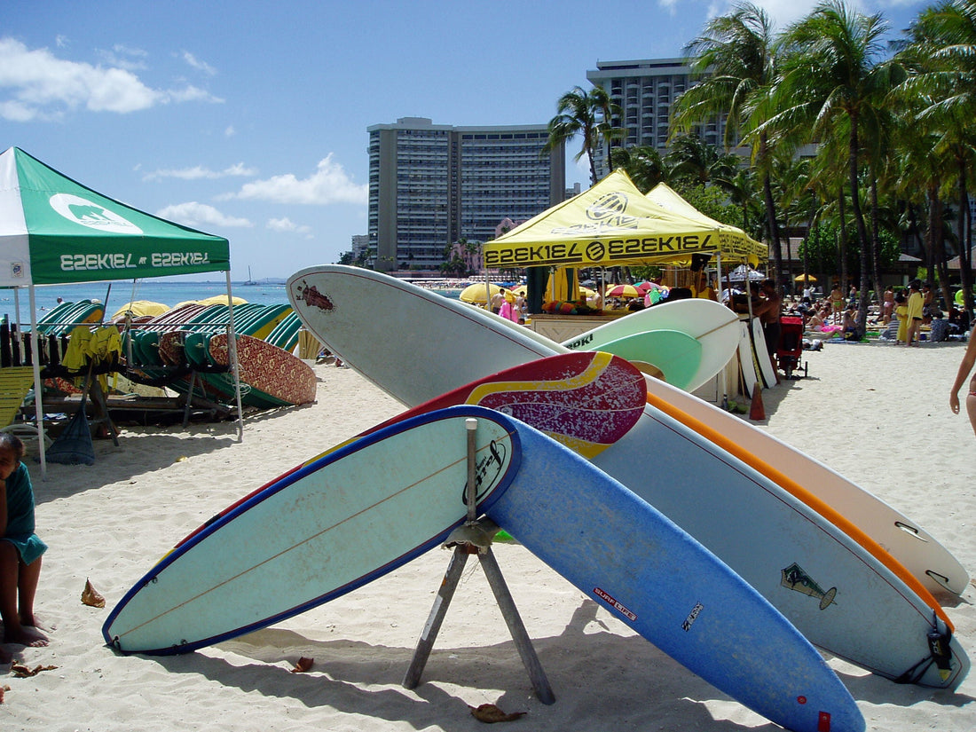 Surfboard Art - Pens, Inlays, Artists and The History of