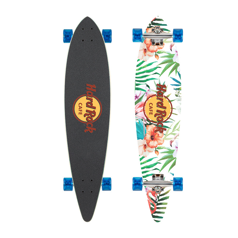 Hard Rock Cafe Custom Promotional Longboard Skateboard Tropical