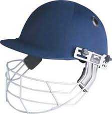 blue wire mask custom branded promotional cricket helmet