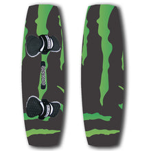 Load image into Gallery viewer, Black and green promotional kiteboard custom design your own branded