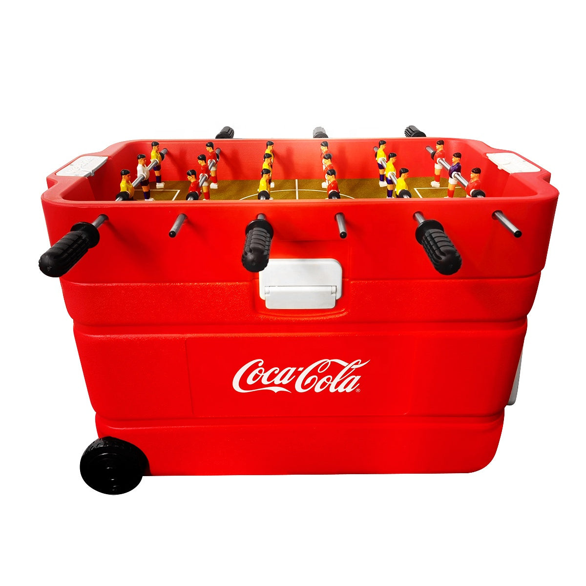 Portable Foosball Cooler With Wheels